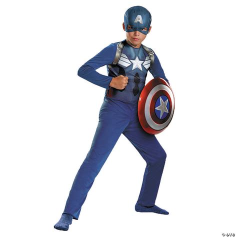 Boys Captain America Halloween Costume Large Oriental