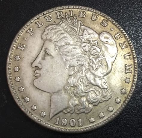 1901 Pso United States Morgan One Dollar Silver Plated Copy Coin