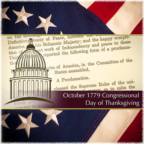 october  congress proclaims thanksgiving day