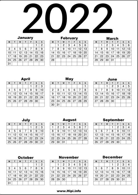 Uk 2022 Calendar Printable Black And White Printable Calendars Free Riset