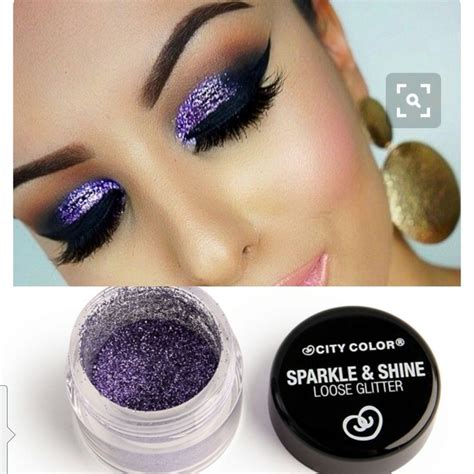Purple Sparkle And Shine Loose Glitter By City Color Artistry Makeup