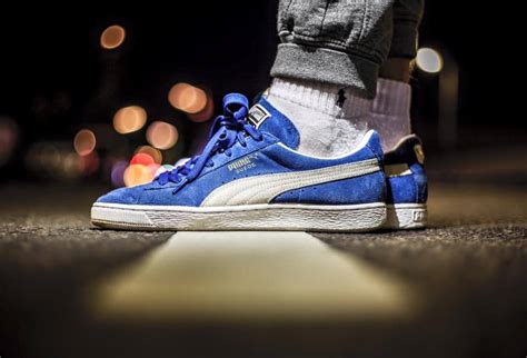 Puma Suede Classic Blue By Sweetsoles Sneakers Kicks And Trainers