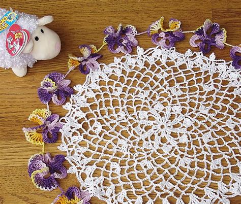 Ravelry New Pansy Doily 6409 Pattern By American Thread Company