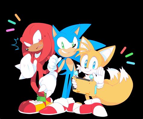 Sonic, Tails and Knuckles | Sonic y amy, Imagenes animadas, Erizo dibujo