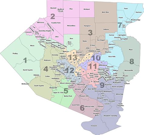Allegheny County Zip Code Map Map