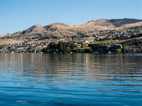 View Of Lake Chelan In Summer Washington State Usa Stock Image