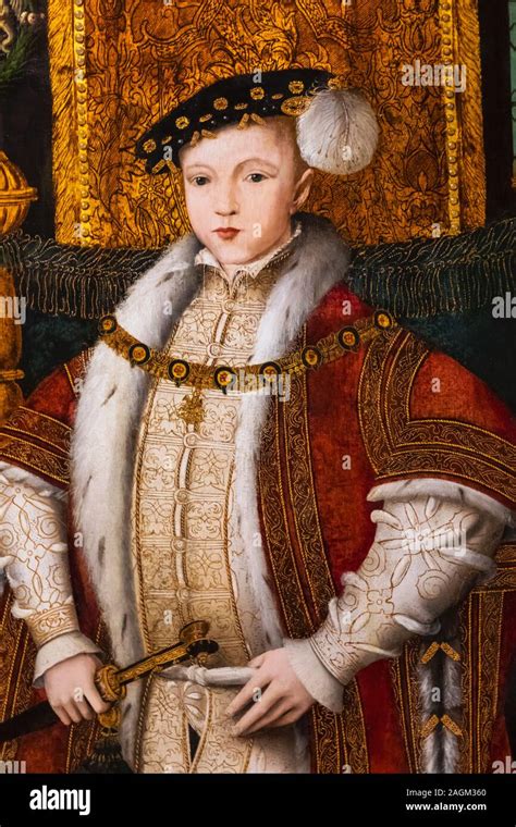England Portrait Of King Edward Vi 1537 53 Son Of Henry Viii And