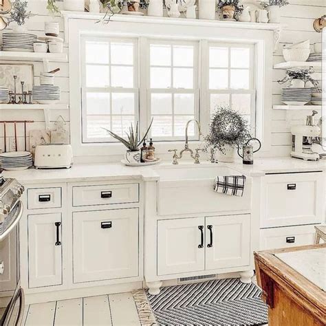 Brilliant White Tones For Your Home Farmhouse Kitchen Decor Home