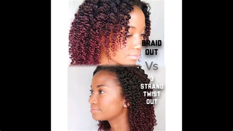Style Wars || Braid Out vs. Three Strand Twist Out - YouTube
