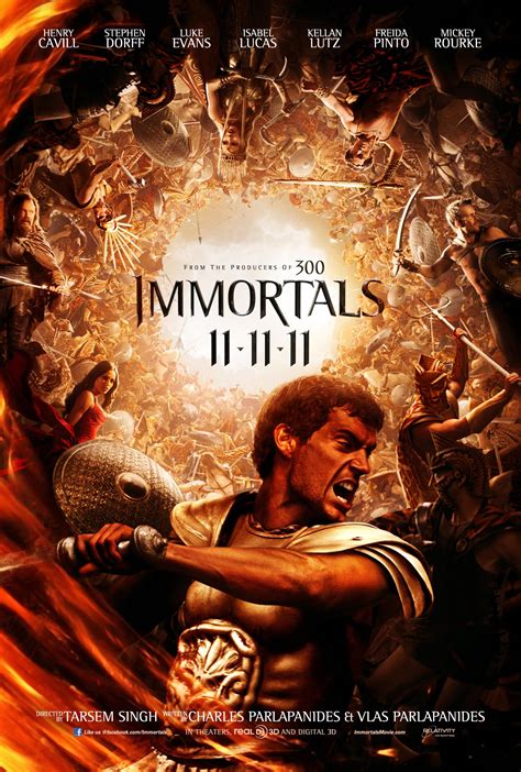 Immortals Poster And 3 Hi Res Images Filmofilia