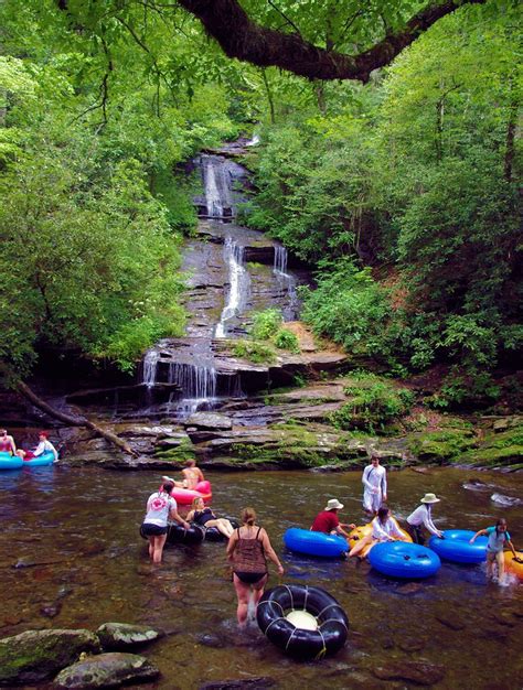 Deep Creek Tubing And Waterfalls Great Smoky Mountains North Carolina