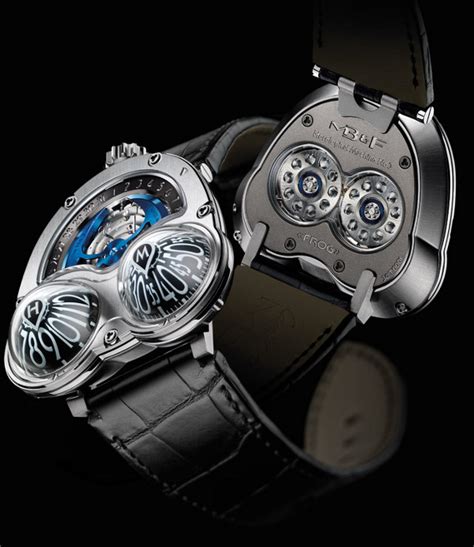 The tools used for murder, suggested from fracture marks on their skull, were unusual. MB&F HM3 "Frog" Watch