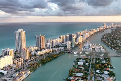 Stunning Aerial View Of South Beach Ocean Park And Skyscrapers Amazing