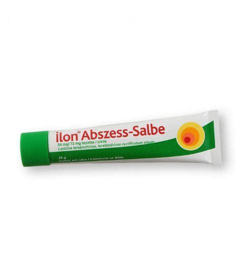 Ilon Abszess Salbe Cream 25 G Ointment Efficient Abscesses Boils Acne