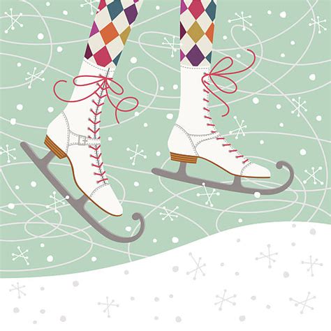 Best Ice Skating Stock Vectors Art And Graphics Istock Free Vector Art Vintage Ice Skating