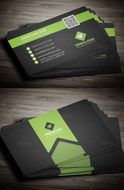 modern business cards design  creative examples design graphic