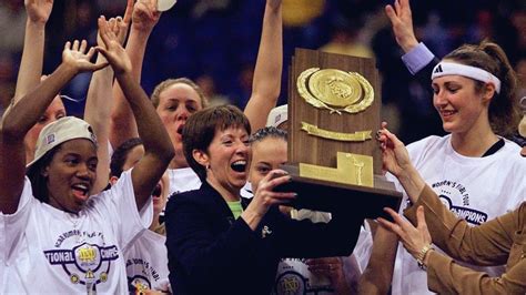 Muffet Mcgraw Head Coach Notre Dame Women S Basketball X National Champion Huddle
