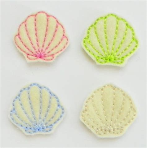 Sea Shells Felt Stitchie Seashell Felt By Lilshoppeofstitches 330