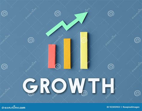Graph Growth Development Improvement Profit Success Concept Stock Image