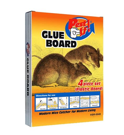 Pest Off Mice Catcher 4 Pc Glue Board Ahpi