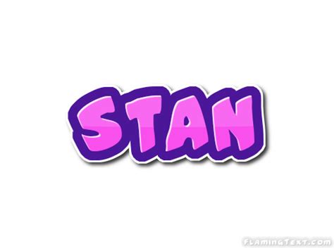 Stan Logo Free Name Design Tool From Flaming Text