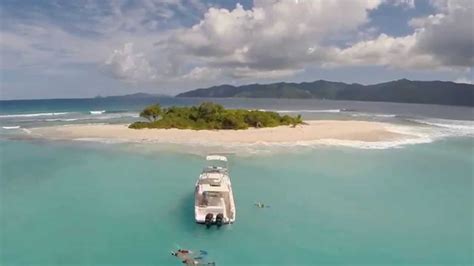 Big Blue Excursions Power Boat St John Virgin Islands Aerial Dji