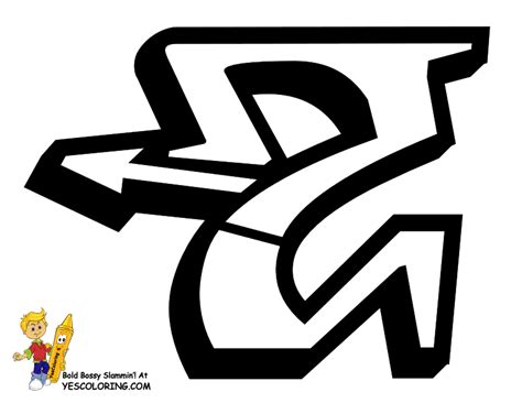 Bei der übermittlung von komplizierten fremdwörtern oder eigennamen mittels sprechfunk oder telefon kann es schon mal zu. Banksy Graffiti Alphabets | Free | Graffiti | Alphabet Coloring Pages ...