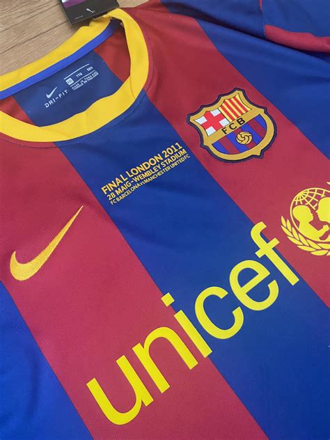 Messis Fc Barcelona Signed Shirt 2011 Champions League Final