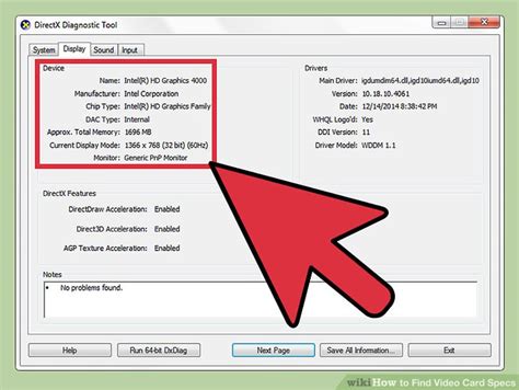 In the device manager you can check in the category of display adapters to see what version of drivers you have loaded for your graphics card. How to Find Video Card Specs: 7 Steps (with Pictures ...