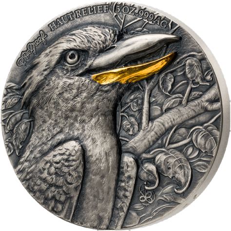 Kookaburra Edition Signature De Greef 2 X 5 Oz 5000 Francs Ivory Coast 2022 Magikos Coins