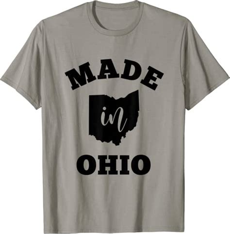 Made In Ohio T Shirt Uk Clothing