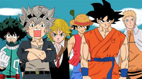 Old School Vs New School Anime Speedart Goku Naruto Luffy