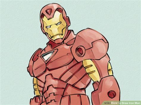 Gambar Sketsa Iron Man Cumi Darat Koleksi