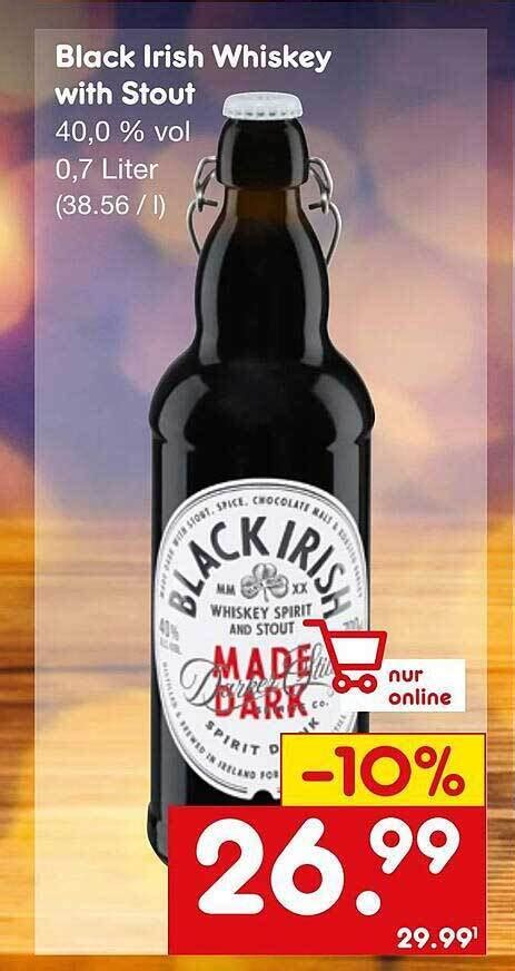Black Irish Whiskey With Stout Angebot Bei Netto Marken Discount