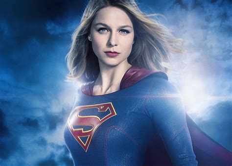 Hd Wallpaper Melissa Benoist As Kara Danvers In Supergirl Portrait