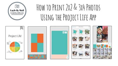 How To Print 2x2 And 3x4 Photos For Pocket Page Scrapbooking Using The