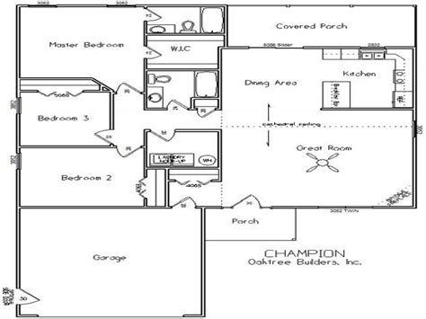 Log cabin floor plans log cabins are perfect for vacation homes, second homes, or those looking to downsize into a smaller log home. Single Story Open Floor Plans Single Story Open Floor ...