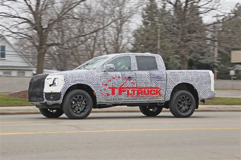 Video Spied Next Gen 2023 Ford Ranger Bulks Up With New Front End But