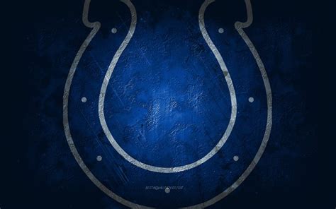 Download Wallpapers Indianapolis Colts American Football Team Blue
