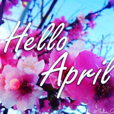 Hello April Its A New Month What Amazing Are You Going To Do In