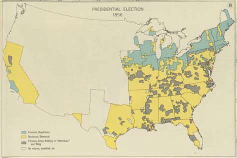 Presidential Election 1856 Norman B Leventhal Map And Education Center