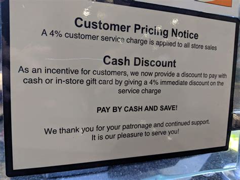 What's a checkout fee, and when and how does it get charged to me? This restaurant creatively applies a 4% "customer service ...