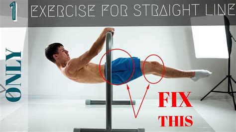Front Lever Straighten Your Line With 1 Exercise Youtube