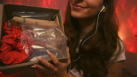 asmr tingly secret santa unboxing ft junebearasmr4921 german asmr youtube