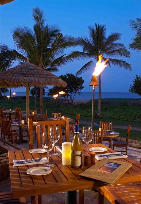 Oceanfront Dining Maui Hawaii Kaanapali Beach Hawaii Oceanfront