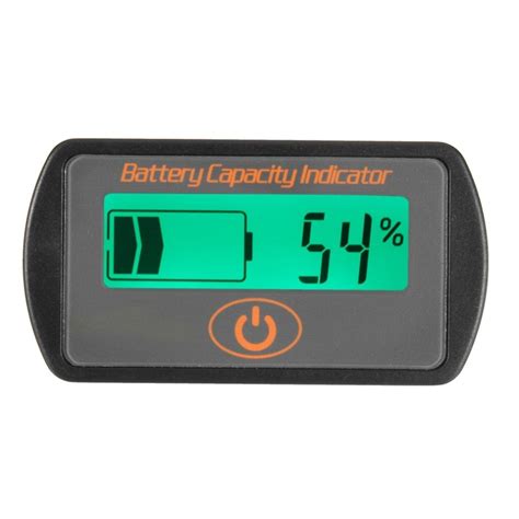 V V Lead Acid Battery Capacity Indicator Lcd Display Percentage