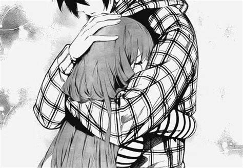 Dont Let Go Sad Anime Couple Anime Hug Sad Anime Couples Sad Anime