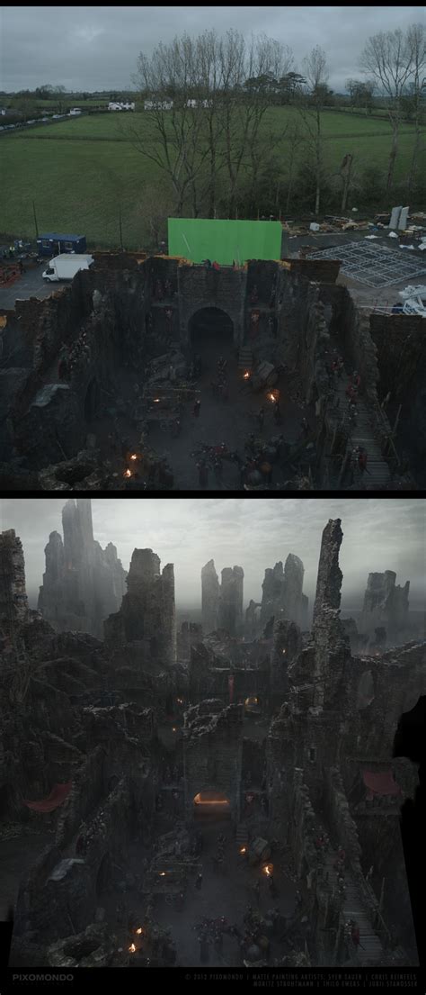 Game Of Thrones Matte Paintings Behance
