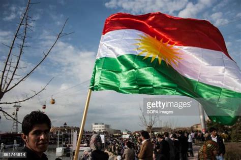 Kurdish Flags Photos And Premium High Res Pictures Getty Images