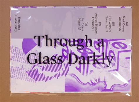 Through A Glass Darkly — Max Kleiner
